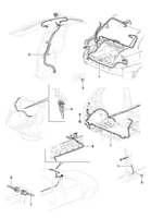 Electrical system Chevrolet Corsa novo 02/ Rear harness