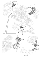 Motor e embreagem Chevrolet Corsa novo 02/ Montagem do motor
