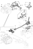 Transmission Chevrolet Corsa novo 02/ Gearshift lever - Manual