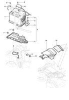 Sistema eléctrico Chevrolet Corsa novo 02/ Baterías y cables - Sedan/Hatch/Pick-up