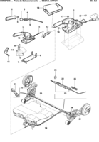 Brakes Chevrolet Meriva Parking brake - Sedan/Hatch