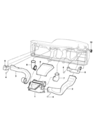 Instrumentos, audio, aire acondicionado y limpiador Chevrolet Monza Dutos de ar do painel s/ ar condicionado