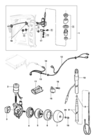 Sistema eléctrico Chevrolet Monza Antena elétrica e manual - Olimpus