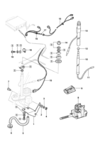 Electrical system Chevrolet Monza Antena elétrica e manual - Truffi