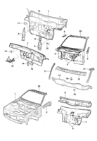 Body Chevrolet Monza Estrutura dianteira