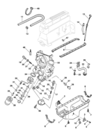 Arrefecimento e lubrificação Chevrolet Omega 93/98 Cárter e bomba de óleo do motor 6 cilindros 3.0l