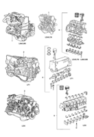 Motor e embreagem Chevrolet Omega 93/98 Motor completo e parcial