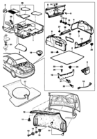 Acabamiento interno Chevrolet Omega 99/ Tapete do assoalho e porta-malas