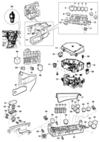 Electrical system Chevrolet Omega 99/ Caixa de relês e fusíveis