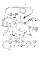 Transmisión Chevrolet Opala Carcaça e mecanismo da transmissão mecânica de 4 velocidades M20
