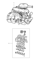 Motor e embreagem Chevrolet Opala Motor completo e parcial