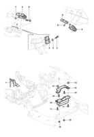 Engine and clutch Chevrolet Blazer Engine mounting - L35/LG3/LW9