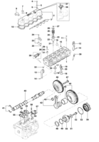 Motor e embreagem Chevrolet Blazer Cabeçote - Motor LJ6/LLK