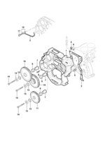 Engine and clutch Chevrolet Blazer Timing gears - Engine LJ6/LLK