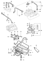 Enfriamiento y lubricación Chevrolet Blazer Lubricación del motor - Motor L35/LG3/LW9