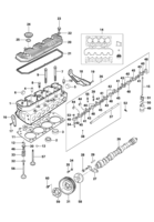 Motor e embreagem Chevrolet Blazer Cabeçote - Motor LK6