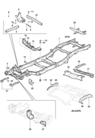 Parachoques y suspensión trasera Chevrolet S10 Chasis