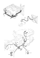 Sistema eléctrico Chevrolet Blazer Mazo de cables - motor del ventilador y air-bag
