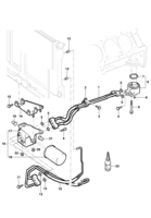 Enfriamiento y lubricación Chevrolet Blazer Filtro y línea del enfriador del aceite del motor - Motor L35/LG3/LW9