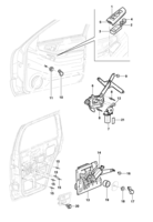 Body Chevrolet S10 Glass lifting mechanism
