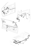 Electrical system Chevrolet S10 Harness - doors and rear lid