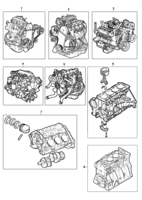 Engine and clutch Chevrolet Blazer Engine assembly