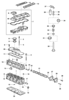 Engine and clutch Chevrolet Blazer Cylinder head - Engine LM3/LN2/LG1/LP8