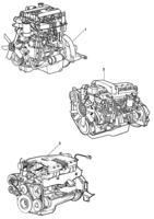 Motor e embreagem Chevrolet Silverado Motor completo e parcial