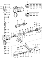 Front suspension and steering system GMC 6-100 98/ Electronic modulated hydraulic steering box - Option NV7