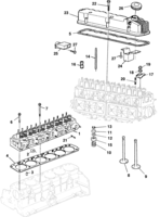 Engine and clutch Chevrolet Silverado Cylinder head - Gasoline engine LDX