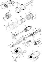 Sistema elétrico do motor Chevrolet Silverado Componentes do motor de partida - Lucas