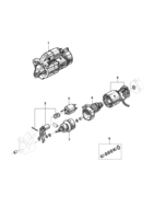 Engine electrical system Chevrolet Space Van Motor de partida PARIS-RHONE