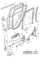 Body Chevrolet Tracker Rear door