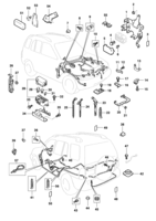 Sistema elétrico Chevrolet Tracker Caixa de fusíveis e fixações