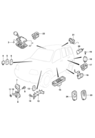 Sistema elétrico Chevrolet Tracker Buzina, reles e interruptores