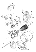 Engine electrical system Chevrolet Utilitários 85/96 Motor de partida - Arno