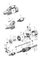 Sistema elétrico do motor Chevrolet Utilitários 85/96 Motor de partida - Bosch