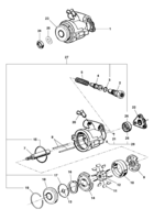 Front suspension and steering system Chevrolet Utilitários 85/96 Bomba de direção hidráulica - componentes - MPFI