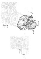 Transmisión Chevrolet Vectra 06/ Transmisión mecanica M39 - conjunto e sujeción