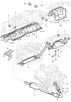 Combustível, admissão e escapamento Chevrolet Vectra 06/ Sistema de escapamento