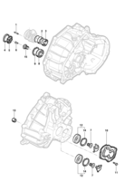 Transmission Chevrolet Vectra 06/ Mechanical transmission MG7 - components