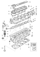 Motor e embreagem Chevrolet Vectra 97/05 Cabeçote do motor 8 válvulas