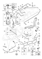 Alimentación, admisión de aire y escape Chevrolet Vectra 97/05 Componentes del depósito de combustible