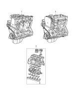 Motor y embrague Chevrolet Vectra 97/05 Motor