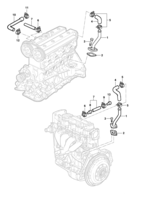 Enfriamiento y lubricación Chevrolet Vectra 97/05 Ventilación del motor