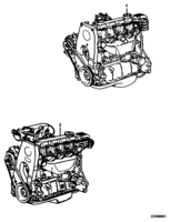 ENGINE - CLUTCH Chevrolet Chevy (Mexico) ENGINE 1.4L AND 1.6L  1996-2003