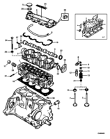 ENGINE - CLUTCH Chevrolet Chevy (Mexico) CYLINDER HEAD  1996-2003