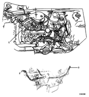 CHASSIS WIRING-LAMPS Chevrolet Chevy (Mexico) ENGINE AND TRANSMISSION HARNESS  1996-2003