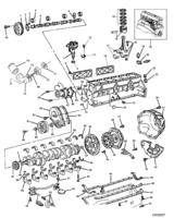 ENGINE - CLUTCH Chevrolet CK Truck (Mexico) BLOCK AND INTERNAL PARTS, LH9 ENGINE 1994-1999