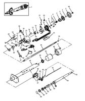 FRONT AXLE-FRONT SUSPENSION-STEERING Chevrolet CK Truck (Mexico) STEERING COLUMN (EXC. N33) 1992-1994